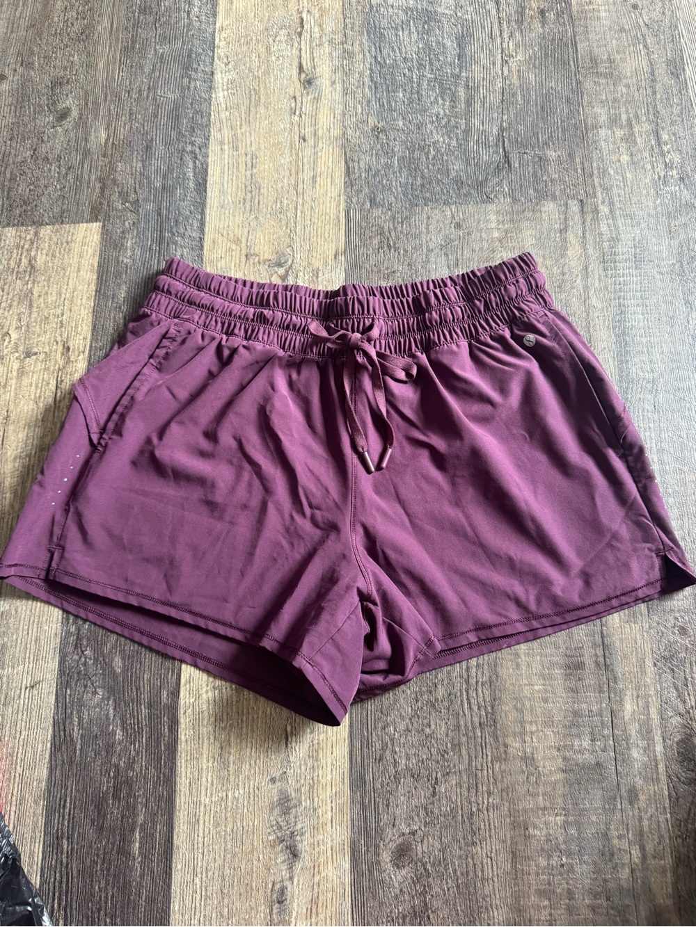 Layer 8 Women's Athletic Drawstring Shorts - Plum